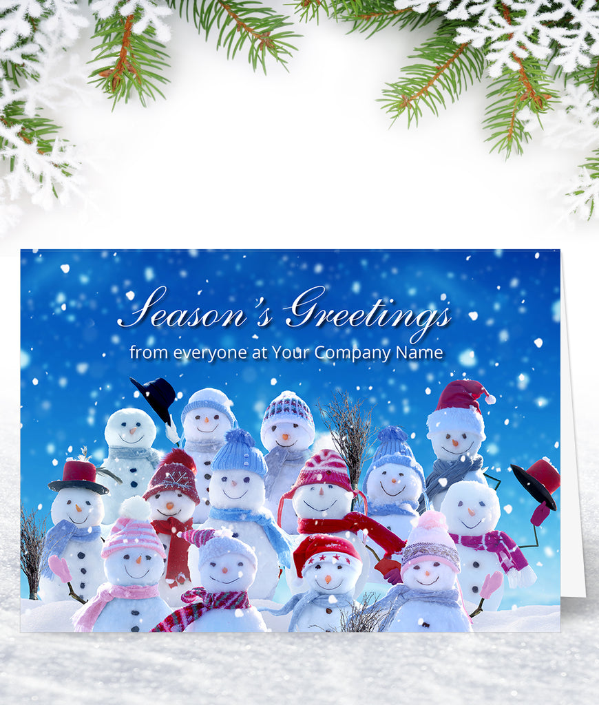 All the Team Personalised Christmas Card