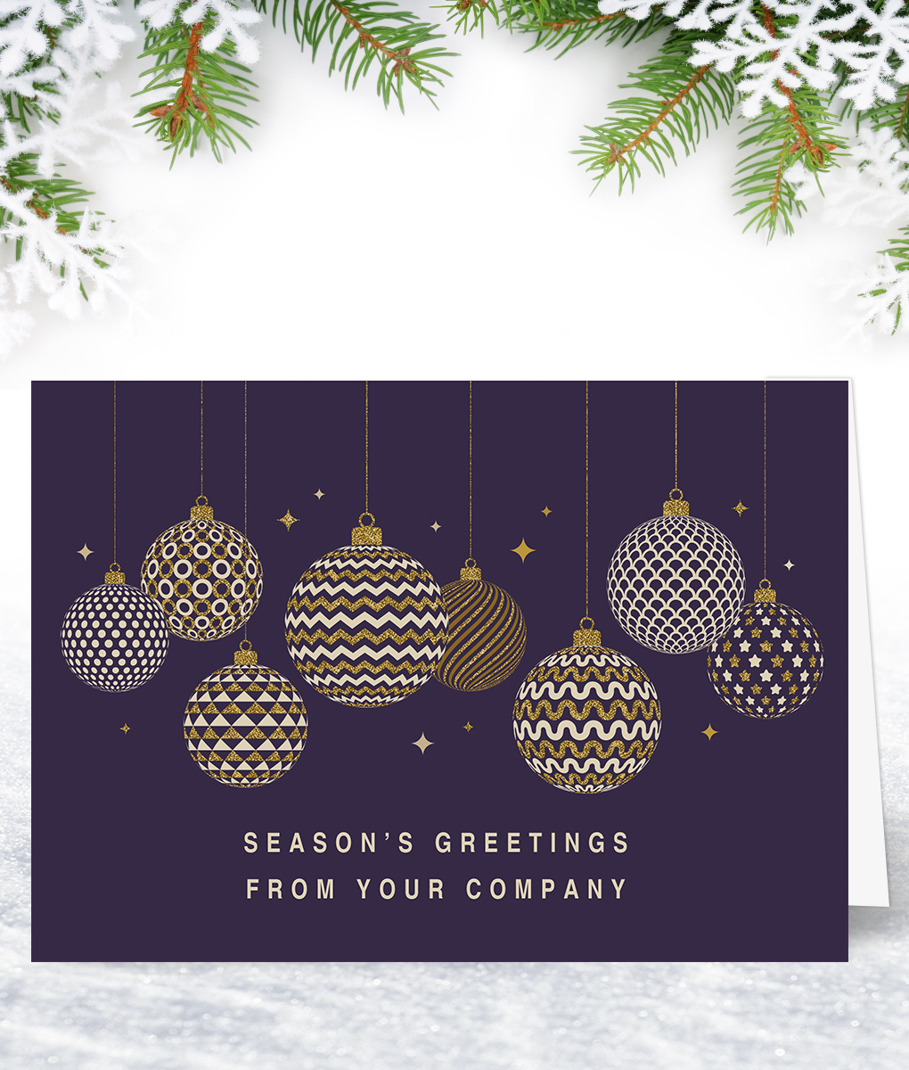 corporate christmas cards with logo